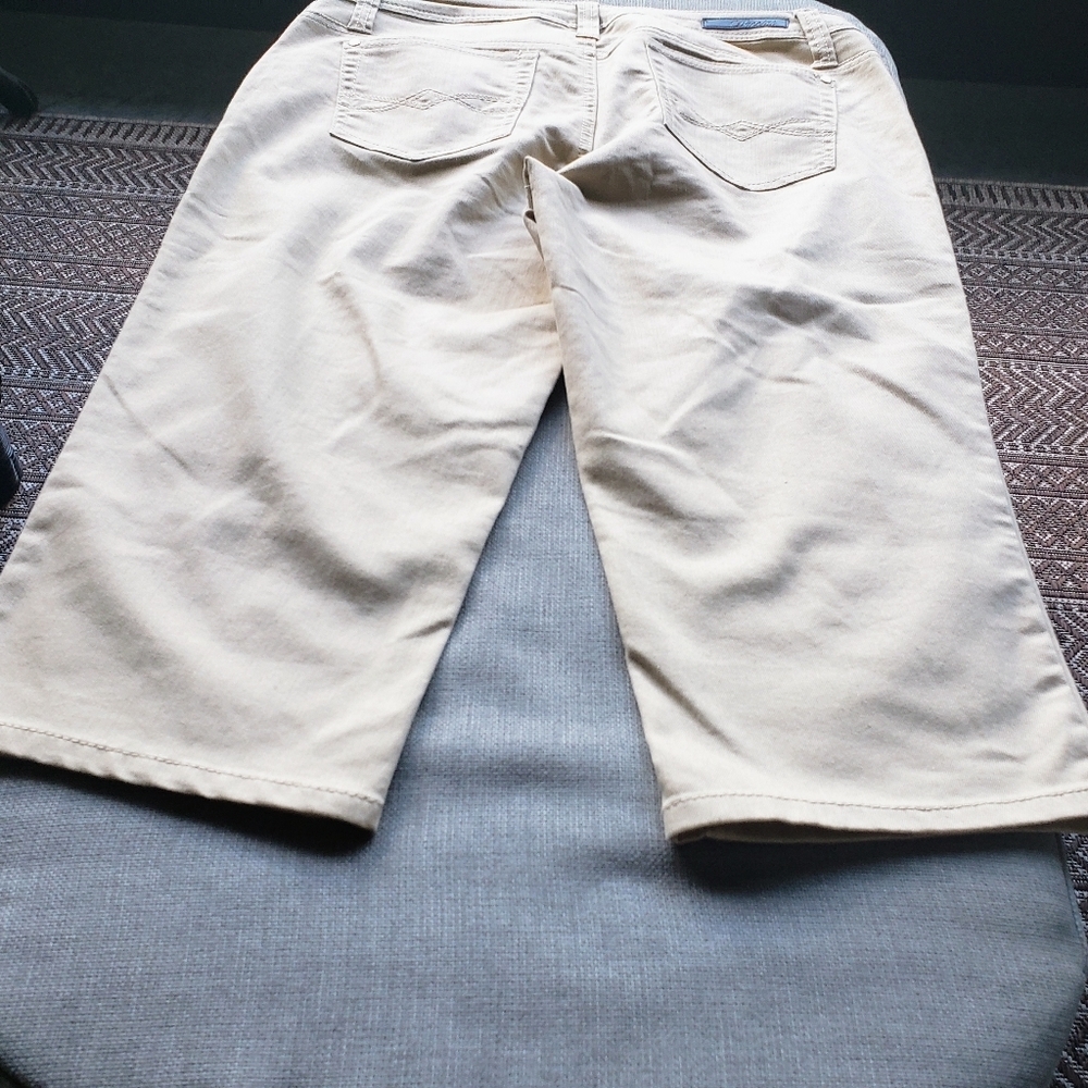 Baccini Capri's Tan Mid Rise Stretch With Pockets Size 12 - Picture 12 of 13